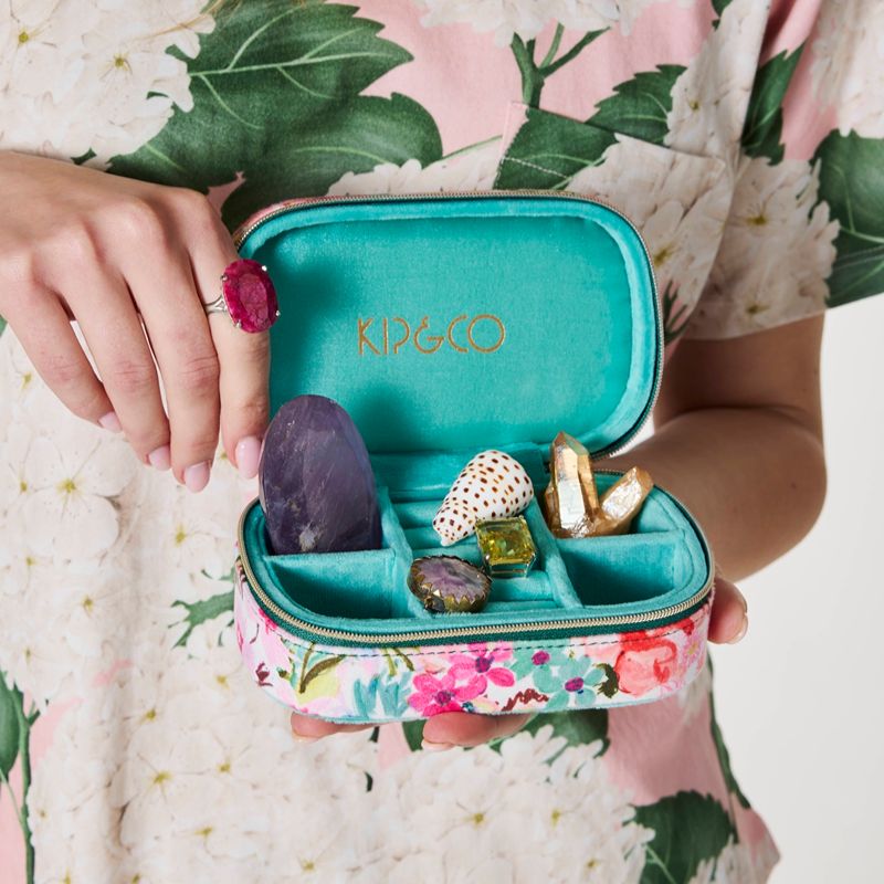 Alfresco Travel Velvet Jewellery Box