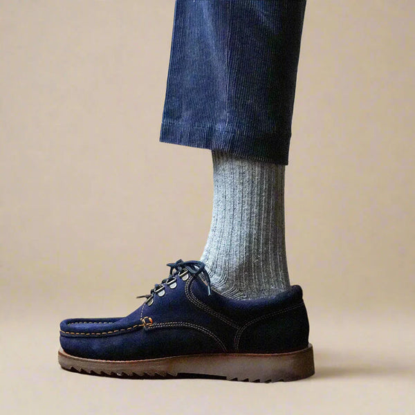 Silk and Wool Socks Sky Blue