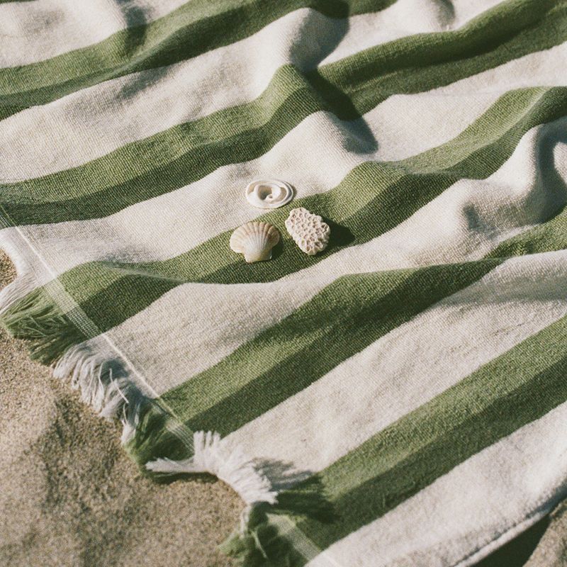 Shallows Beach Towel Sage