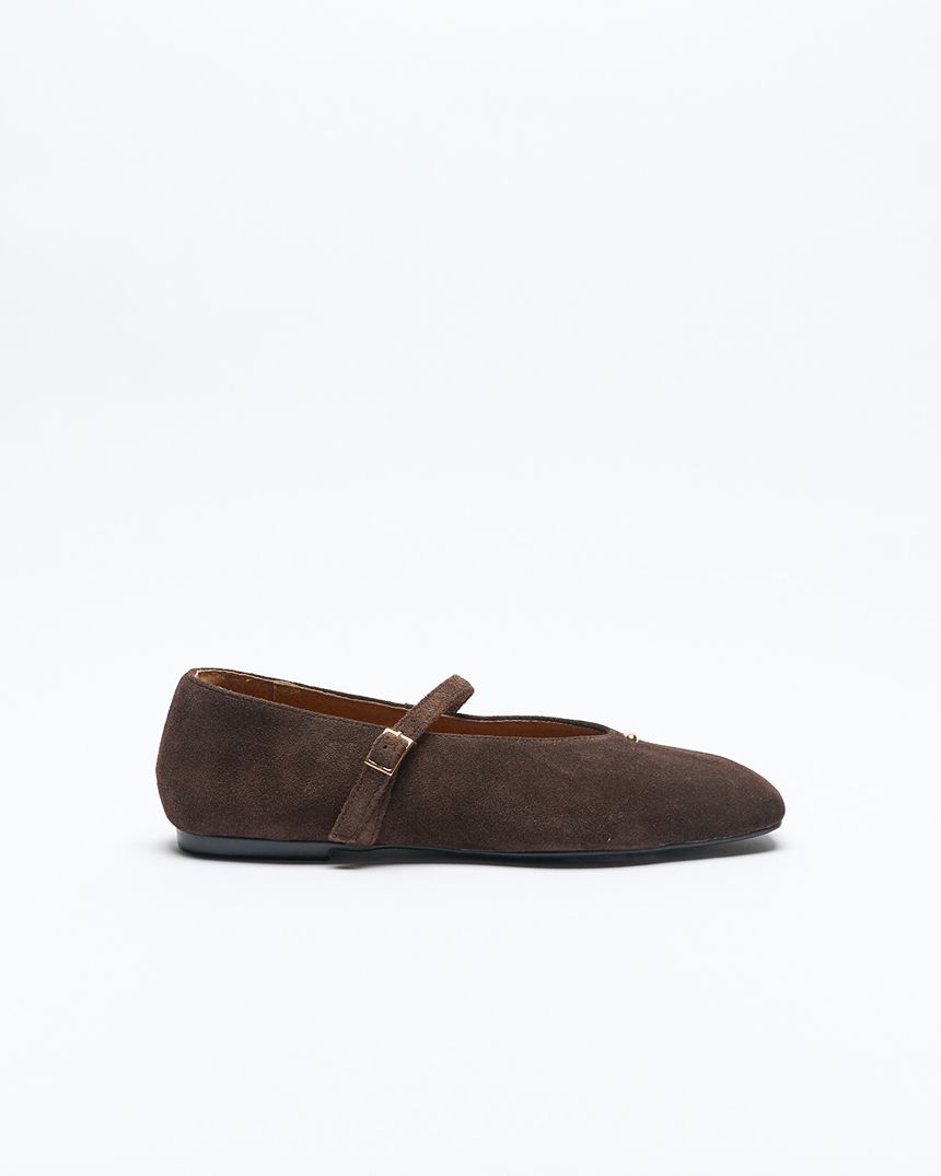 Lennon Leather Ballet Chocolate Brown