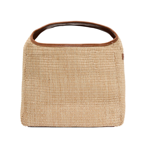 Large Linton Bag Tan/Natural Weave