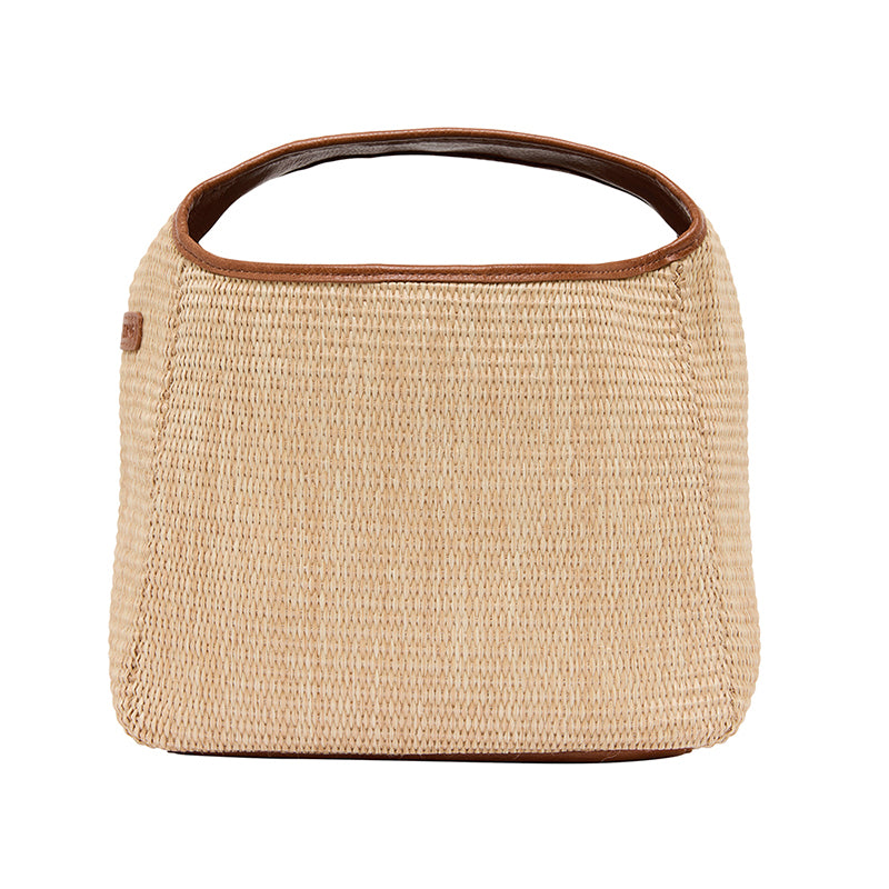 Linton Bag Large Tan/Natural Weave