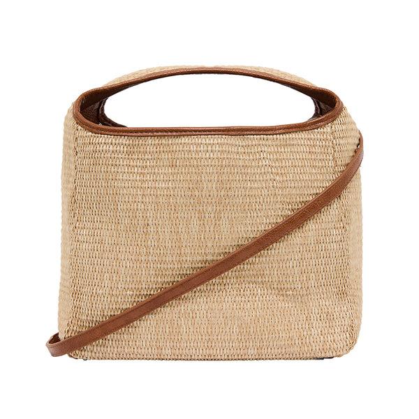 Large Linton Bag Tan/Natural Weave