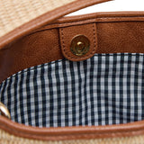 Large Linton Bag Tan/Natural Weave