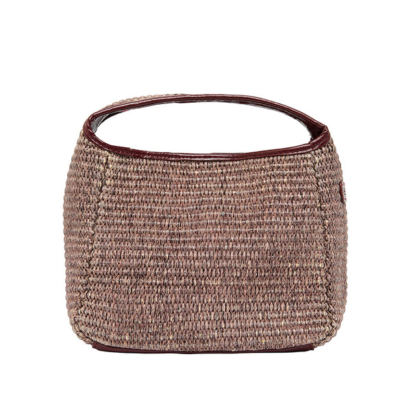 Linton Bag Burgundy/Coco Weave
