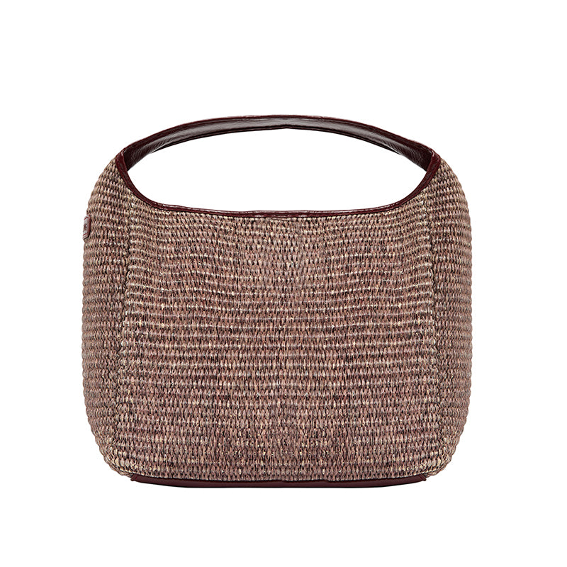 Linton Bag Burgundy/Coco Weave