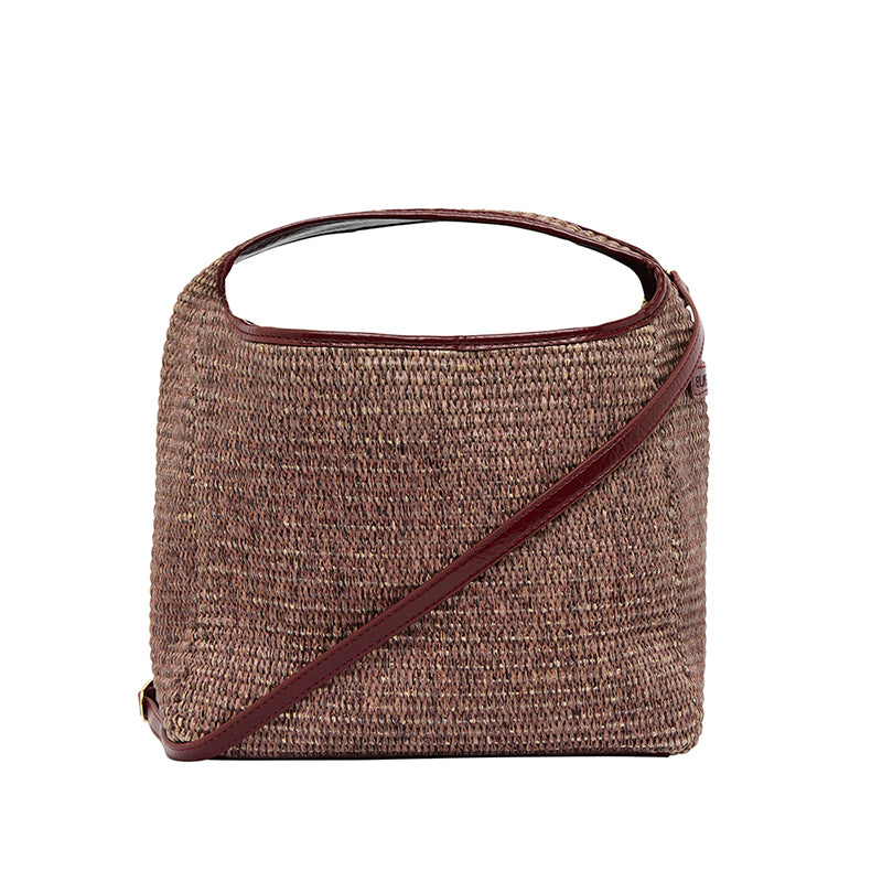 Linton Bag Burgundy/Coco Weave