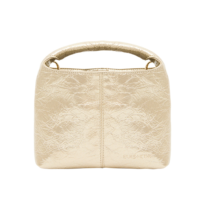 Linton Bag Light Gold Crinkle