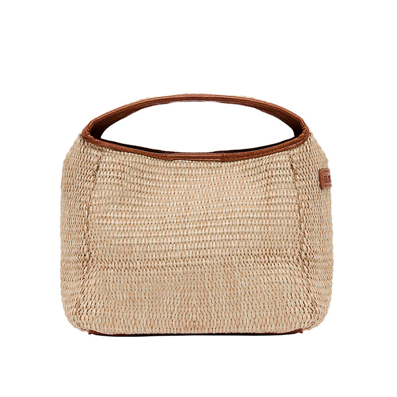 Linton Bag Tan/Natural Weave