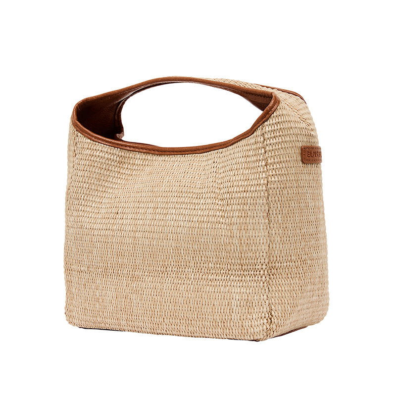 Linton Bag Tan/Natural Weave