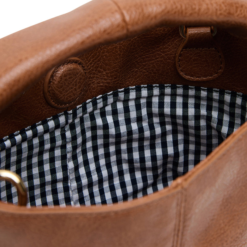 Linton Bag Tan Pebble