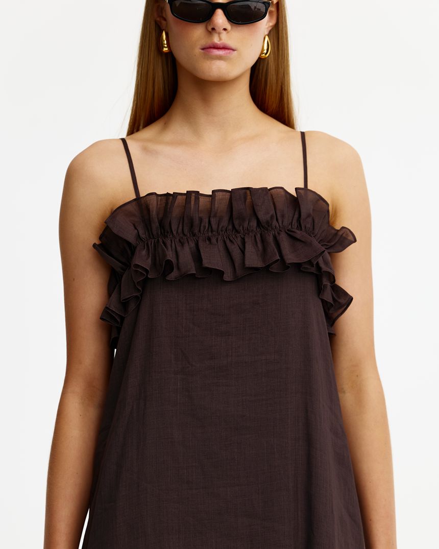 Lola Dress Chocolate