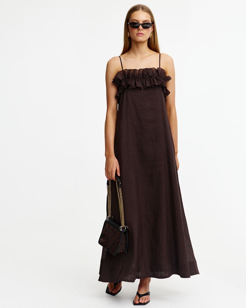 Lola Dress Chocolate