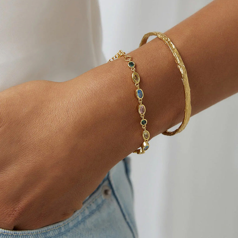 Isadora Gold Bracelet Multi