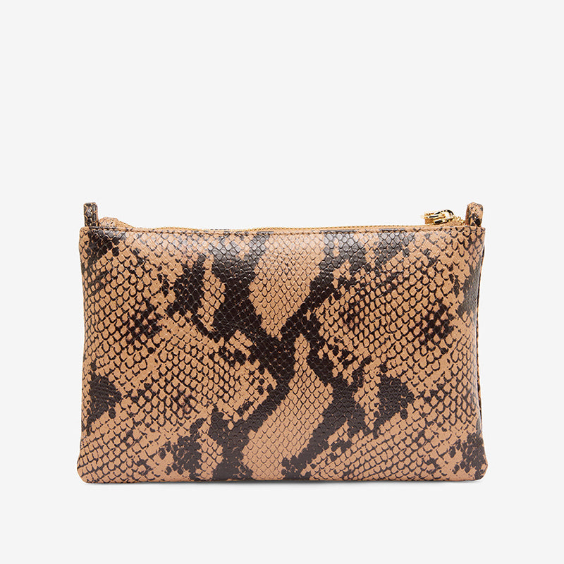 Molly Crossbody Bag Caramel Python