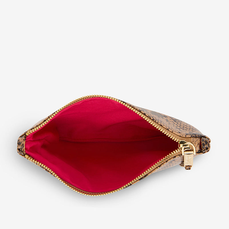 Molly Crossbody Bag Caramel Python