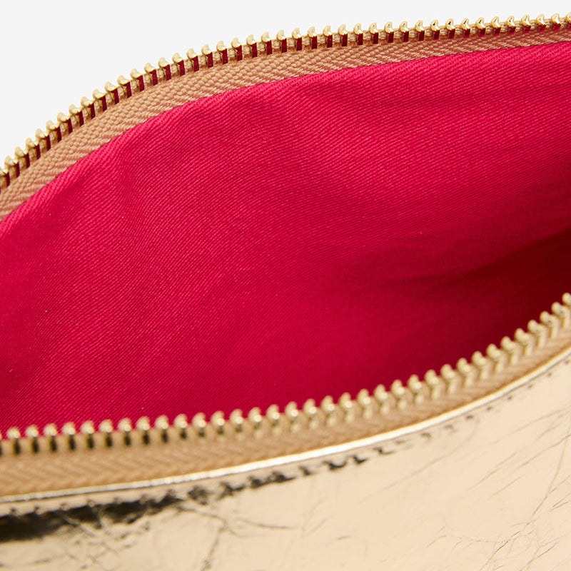 Molly Crossbody Bag Gold Crinkle