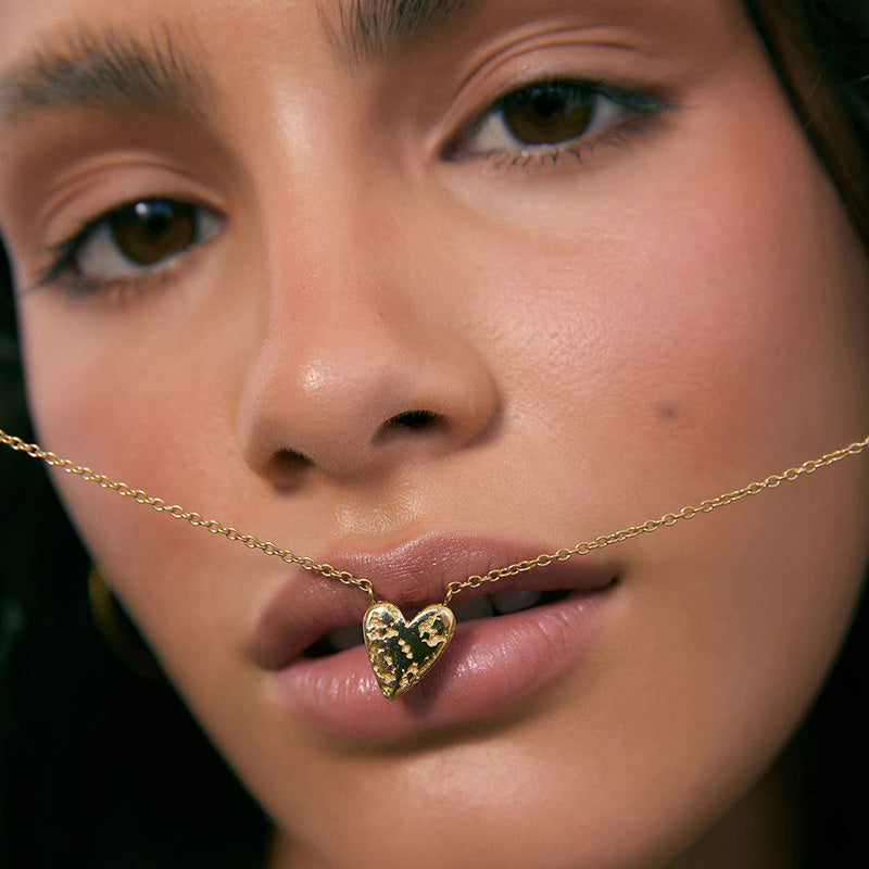 Honey Heart Necklace