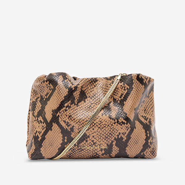 Martha Bag Caramel Python