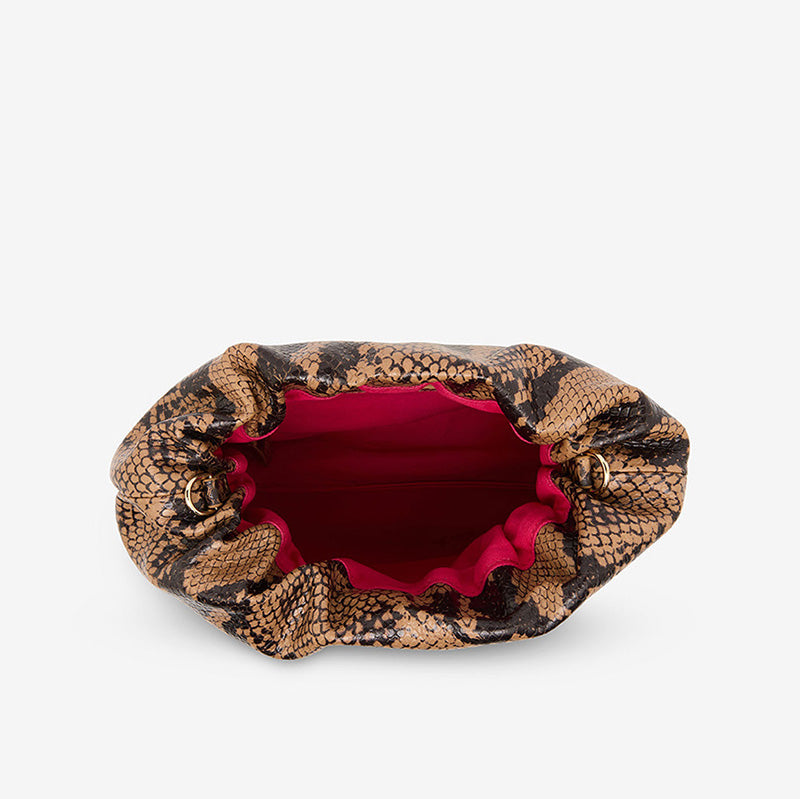 Martha Bag Caramel Python