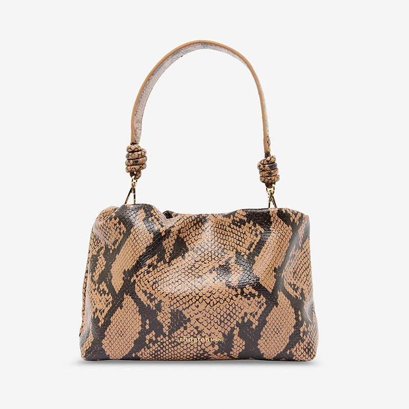 Martha Bag Caramel Python