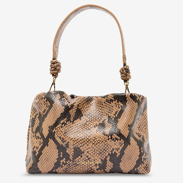 Martha Bag Caramel Python