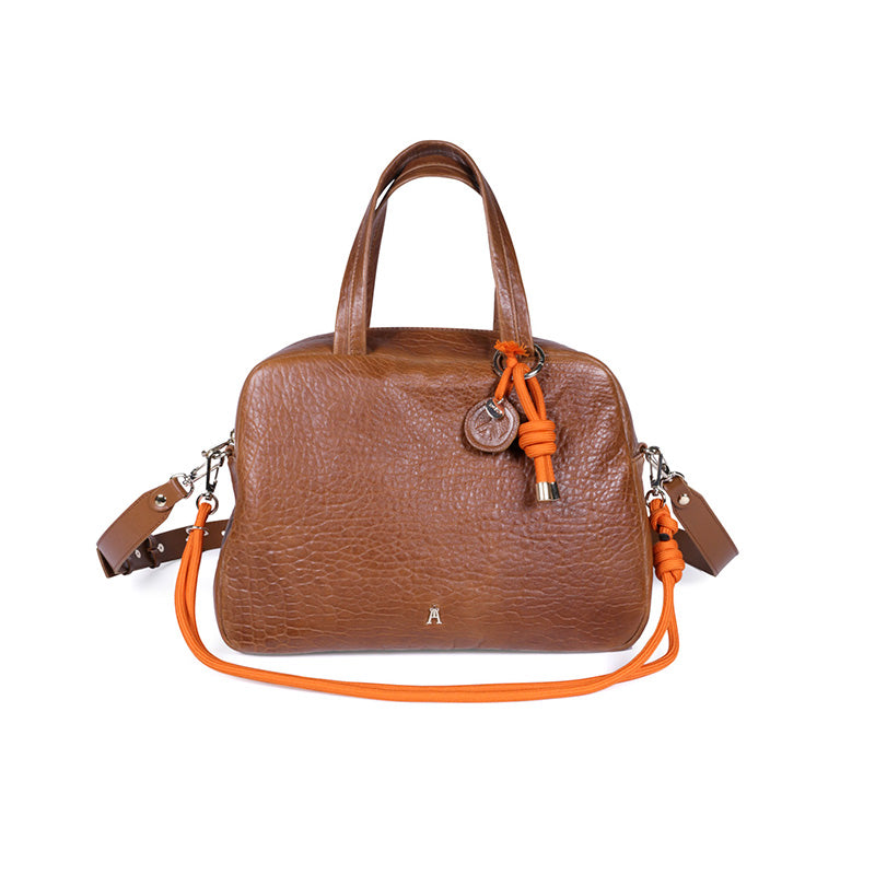 Made Leather Bag Bubble Havana