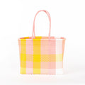 Carla Basket Yellow Pink Medium