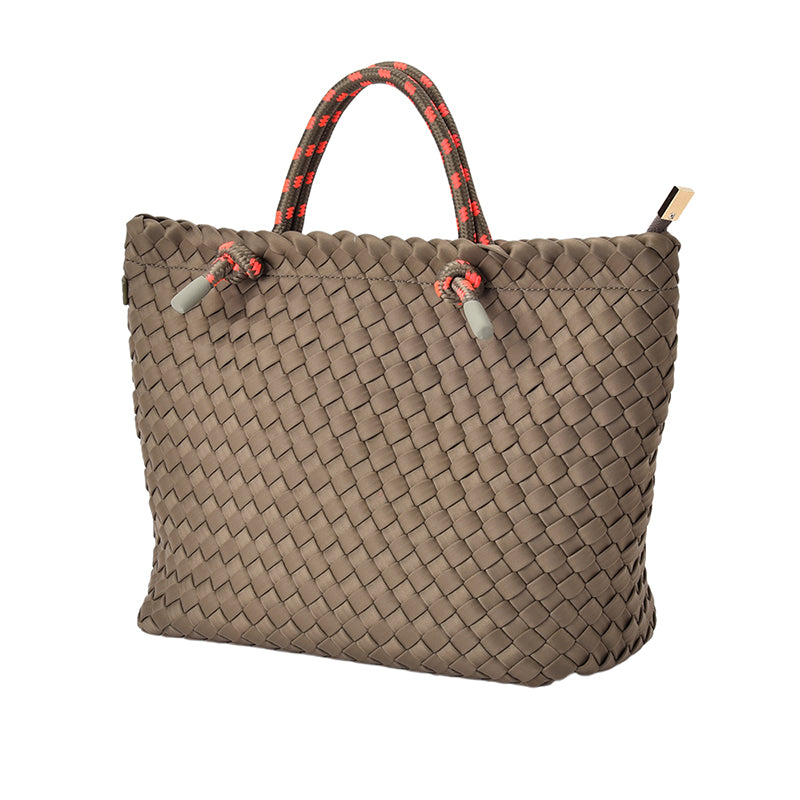 Michigan Tote  Khaki Neo Plait