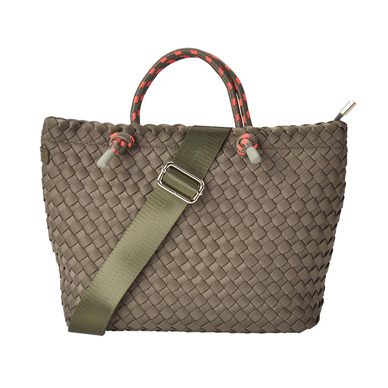 Michigan Tote  Khaki Neo Plait