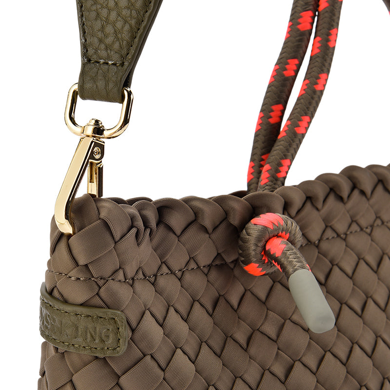 Michigan Tote  Khaki Neo Plait