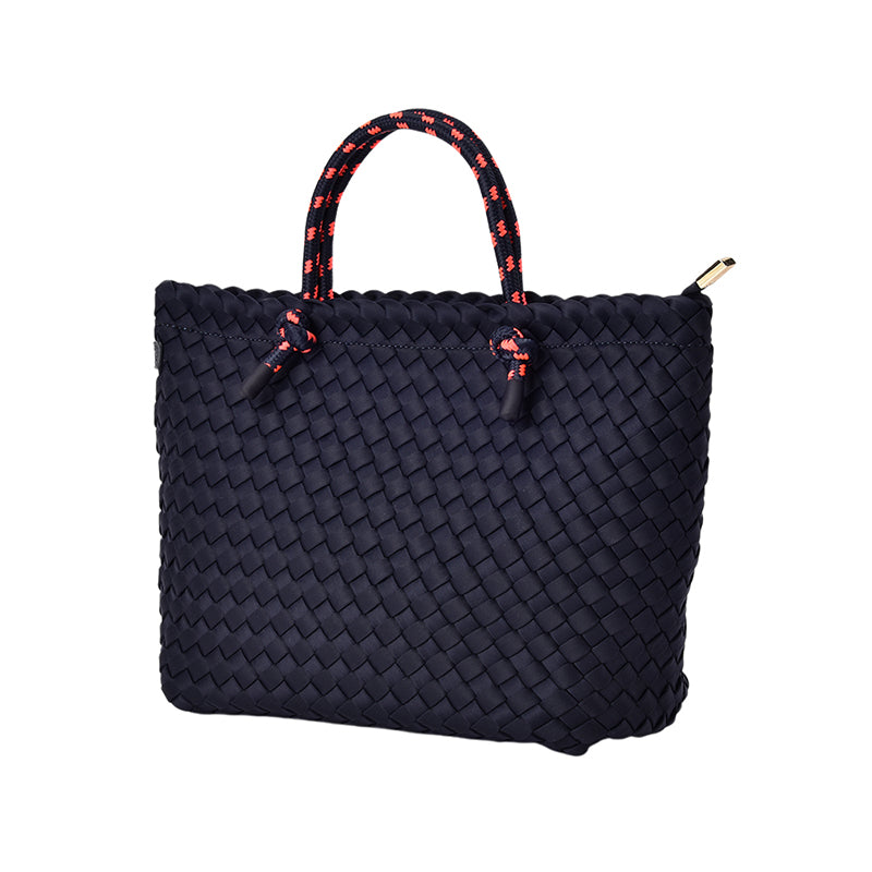 Michigan Tote Navy Neo Plait
