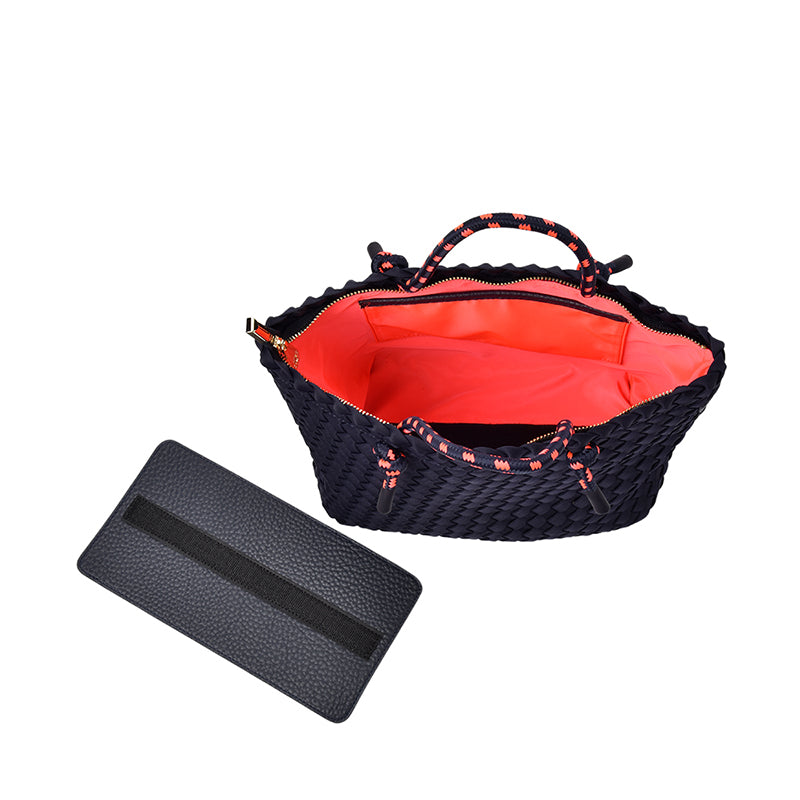 Michigan Tote Navy Neo Plait