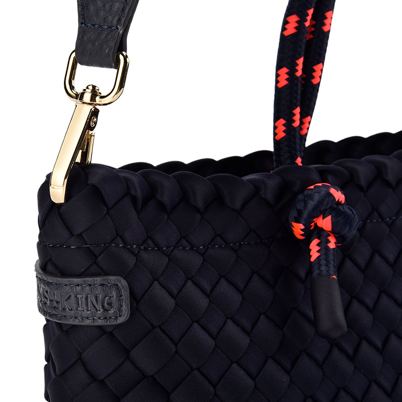 Michigan Tote Navy Neo Plait