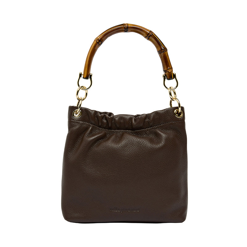 Mimi Crossbody Bag Chocolate Pebble
