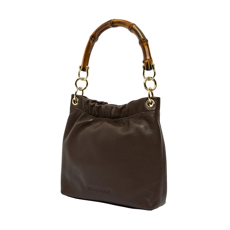 Mimi Crossbody Bag Chocolate Pebble