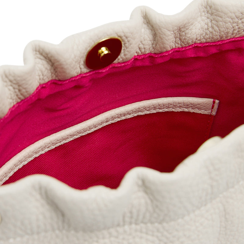 Mimi Crossbody Bag Chalk Pebble