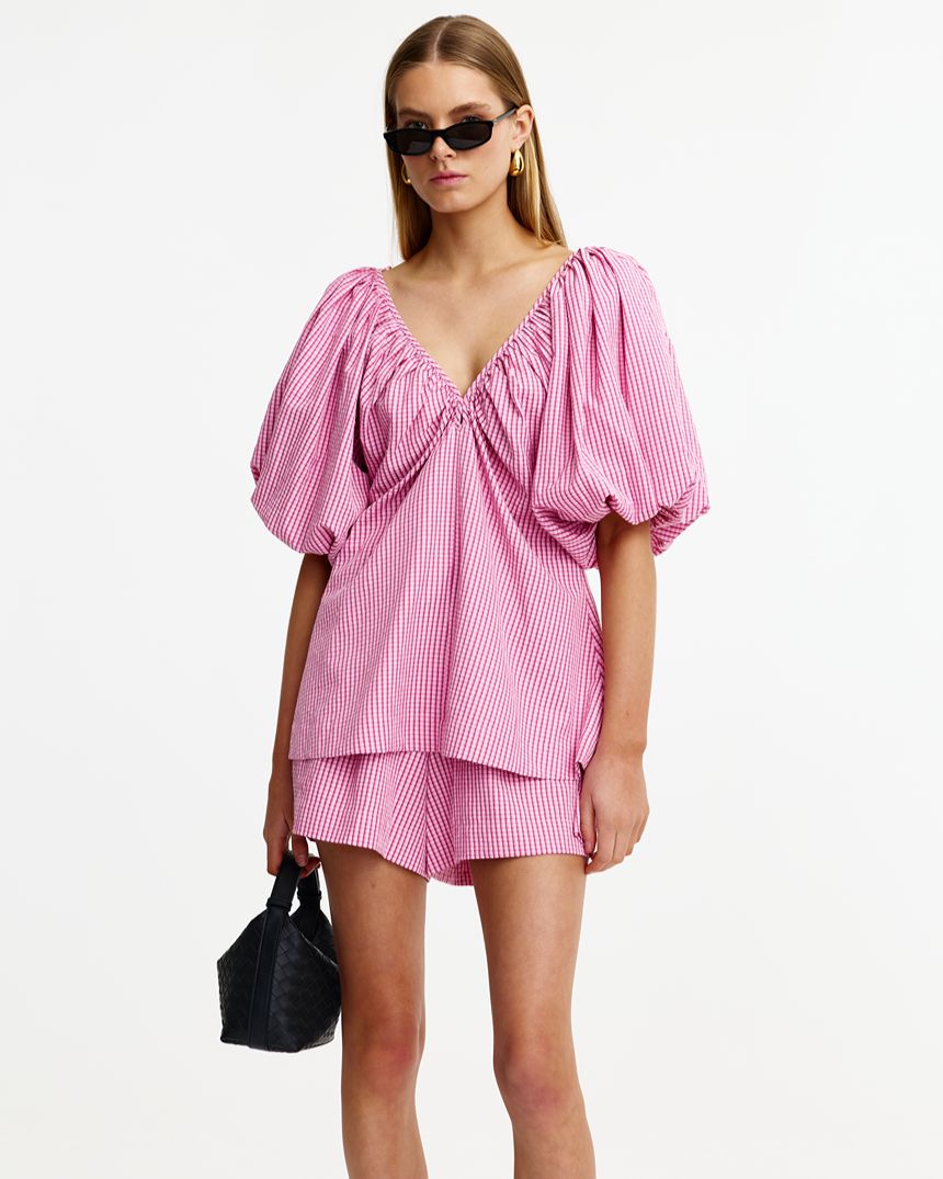 Mimi Top Candy Gingham