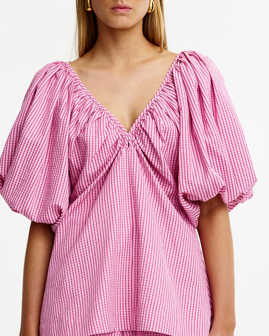 Mimi Top Candy Gingham