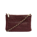 Molly Crossbody Bag Burgundy Weave