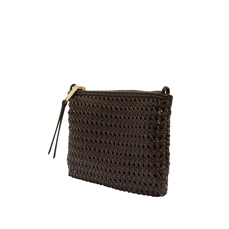 Molly Crossbody Bag Chocolate Weave