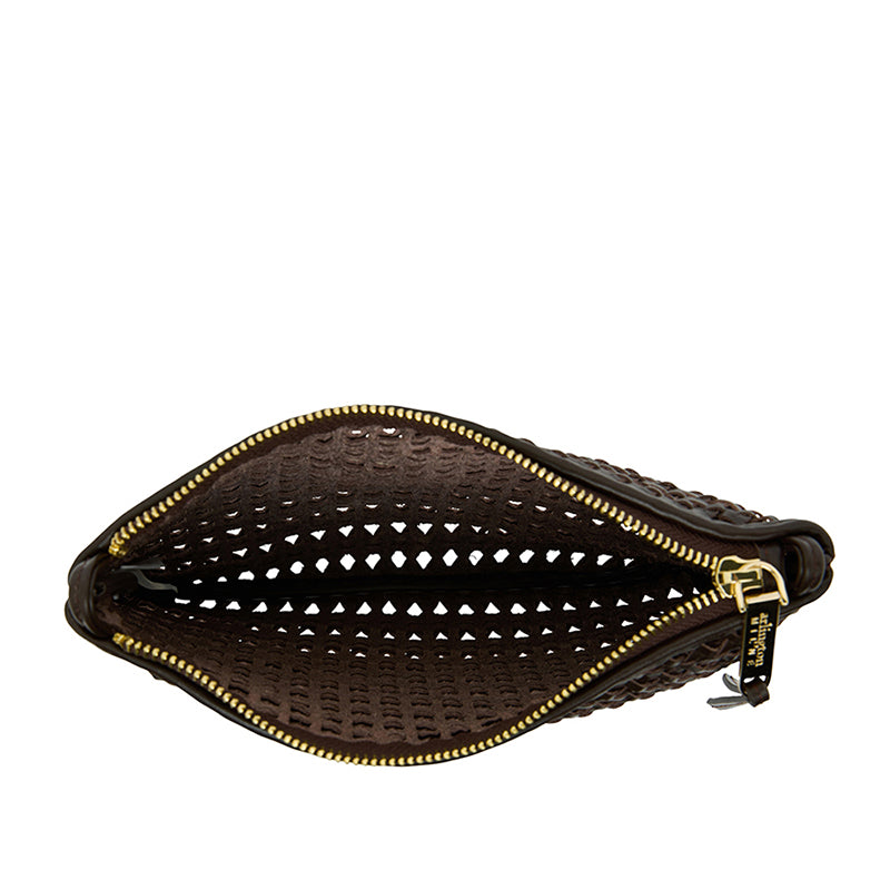 Molly Crossbody Bag Chocolate Weave