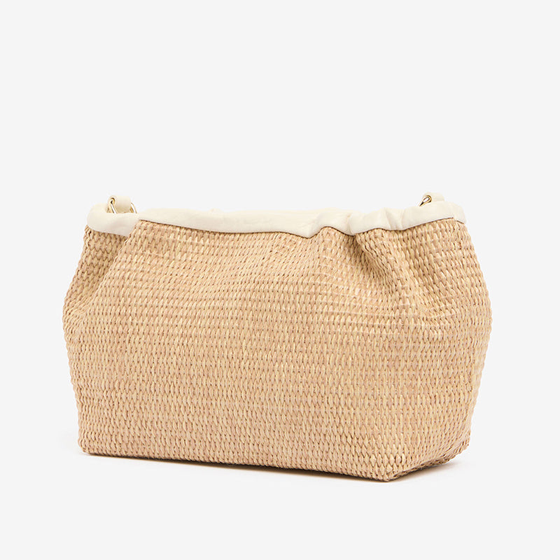 Monty Crossbody Bag Natural Weave