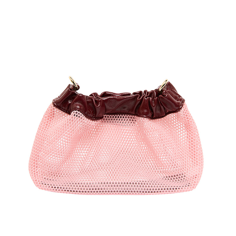Monty Crossbody Bag Blush Mesh