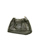 Monty Crossbody Bag Khaki Mesh