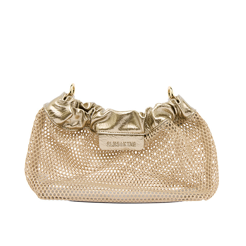 Monty Crossbody Bag Taupe Mesh