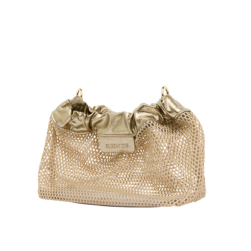 Monty Crossbody Bag Taupe Mesh