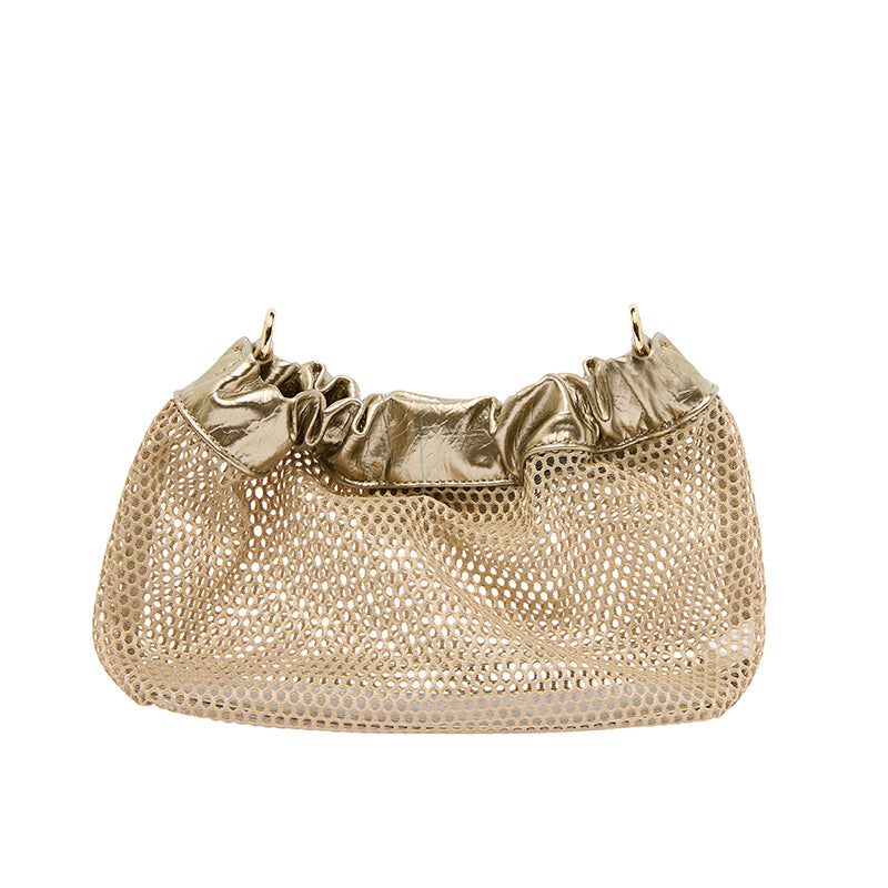 Monty Crossbody Bag Taupe Mesh