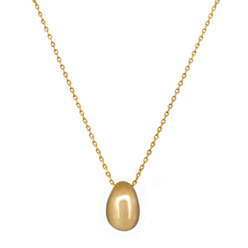 Tamago Gold Bean Necklace