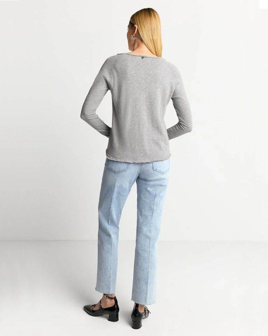 HJ Longsleeve Top Grey Melange